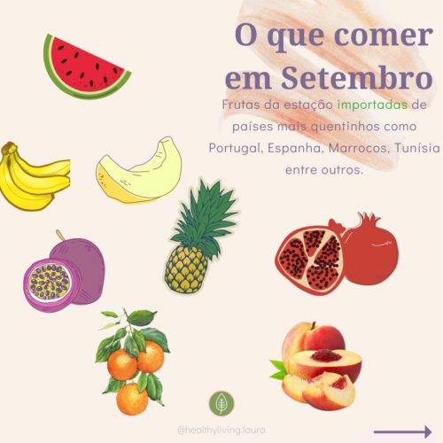 Frutas e legumes da época em Setembro no Reino Unido