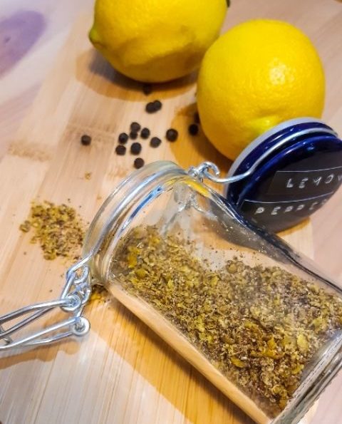 Tempero lemon pepper - ingredientes