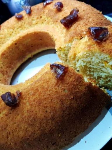 Bolo de laranja fit com farinha de arroz