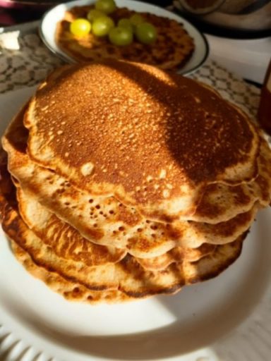 Chai pancakes sem glúten e sem lactose - Laura Oliveira