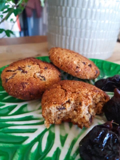 Cookies de ameixa - receita para o intestino - Laura Oliveira